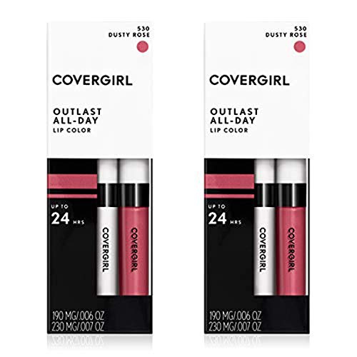  Covergirl Outlast All-day Moisturizing Lip Color, Dusty Rose, Pack of 4