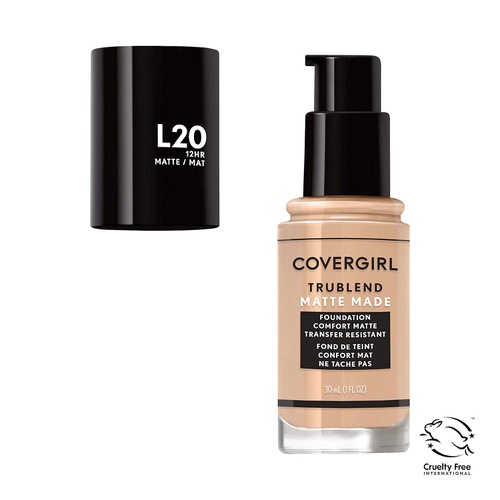  COVERGIRL TruBlend Matte Made Liquid Foundation, Light Ivory