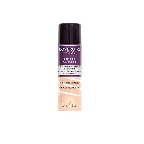  COVERGIRL & Olay Simply Ageless 3-in-1 Liquid Foundation, Fair Ivory