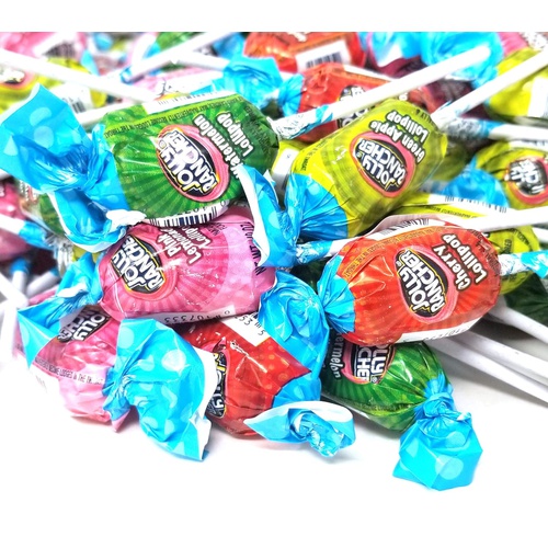  CRAZYOUTLET Easter JOLLY RANCHER Lollipops Hard Candy, Original Flavors Pops, Bulk Pack 2 Lbs