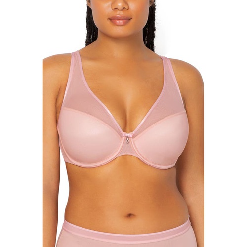  Curvy Couture Underwire Plunge Bra_BLUSHING ROSE