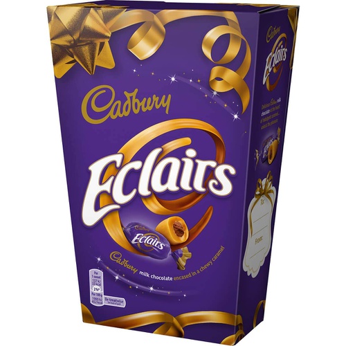  Cadbury Eclairs Chocolate Bag Original Cadbury Eclairs Chocolate Box Imported From The UK England The Very Best Of British Candy The Worlds Best Eclair