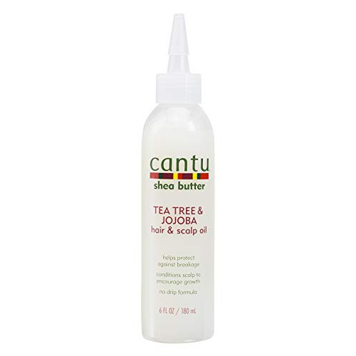  Cantu Shea Butter Tea Tree & Jojoba Hair & Scalp Oil, 6 Fluid Ounce