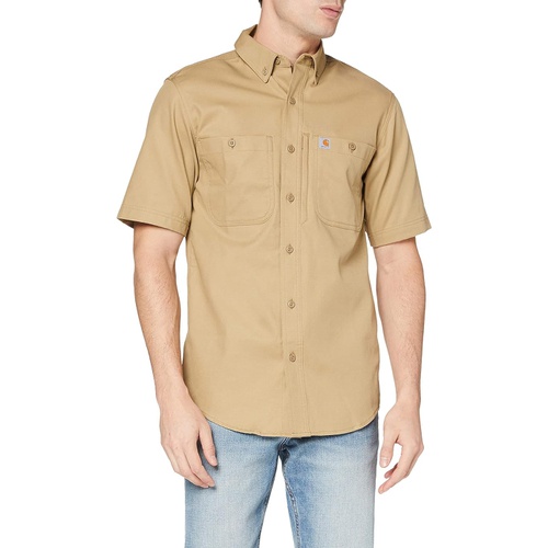 칼하트 Carhartt Mens Rugged Professional Short Sleeve Work Shirt