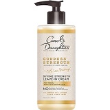 Leave In Conditioner with Castor Oil, Black Seed Oil and Ginger | for Weak, Breakage Prone Hair | Goddess Strength by Carols Daughter | Paraben Free | 10.1 Fluid Ounces