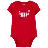 Baby Boys and Baby Girls My First 4th Of July Collectible Bodysuit
