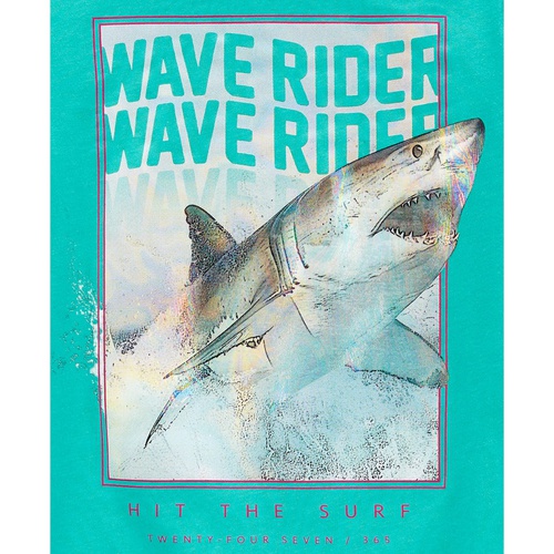 카터스 Big Boys Wave Rider Shark Jersey Tee