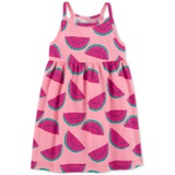 Toddler Girls Watermelon-Print Cotton Tank Dress