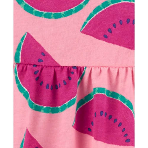 카터스 Toddler Girls Watermelon-Print Cotton Tank Dress