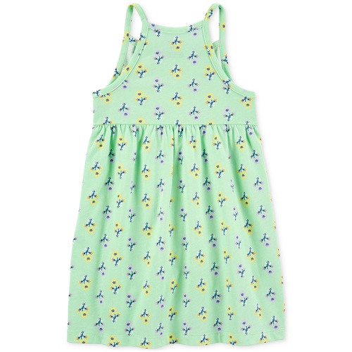 카터스 Toddler Girls Floral-Print Cotton Tank Dress
