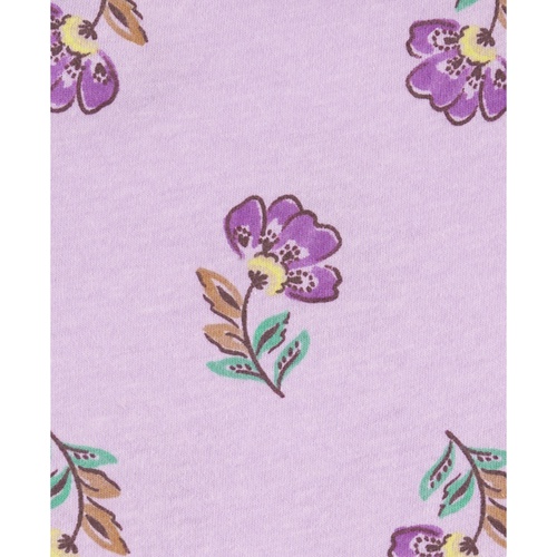 카터스 Toddler Girls Floral-Print Cotton Romper