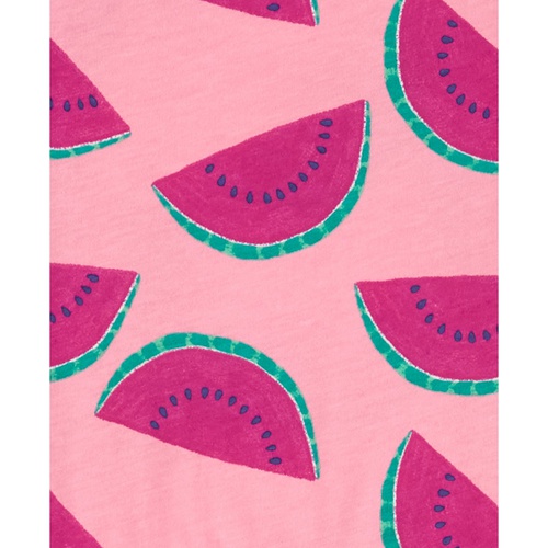 카터스 Little & Big Girls Watermelon-Print Cotton Tank Dress