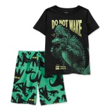Little & Big Boys Dinosaur Loose-Fit Pajamas 2 Piece Set