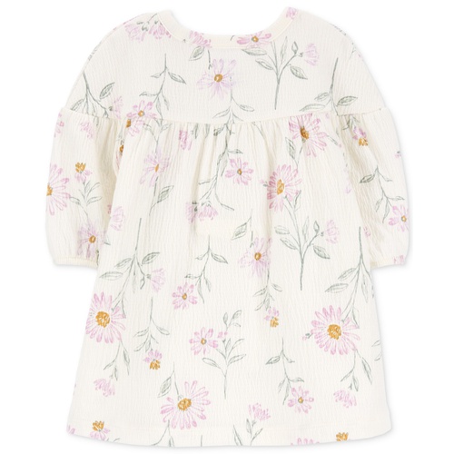 카터스 Baby Girls Floral-Print Gauze Dress