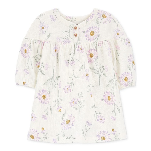 카터스 Baby Girls Floral-Print Gauze Dress