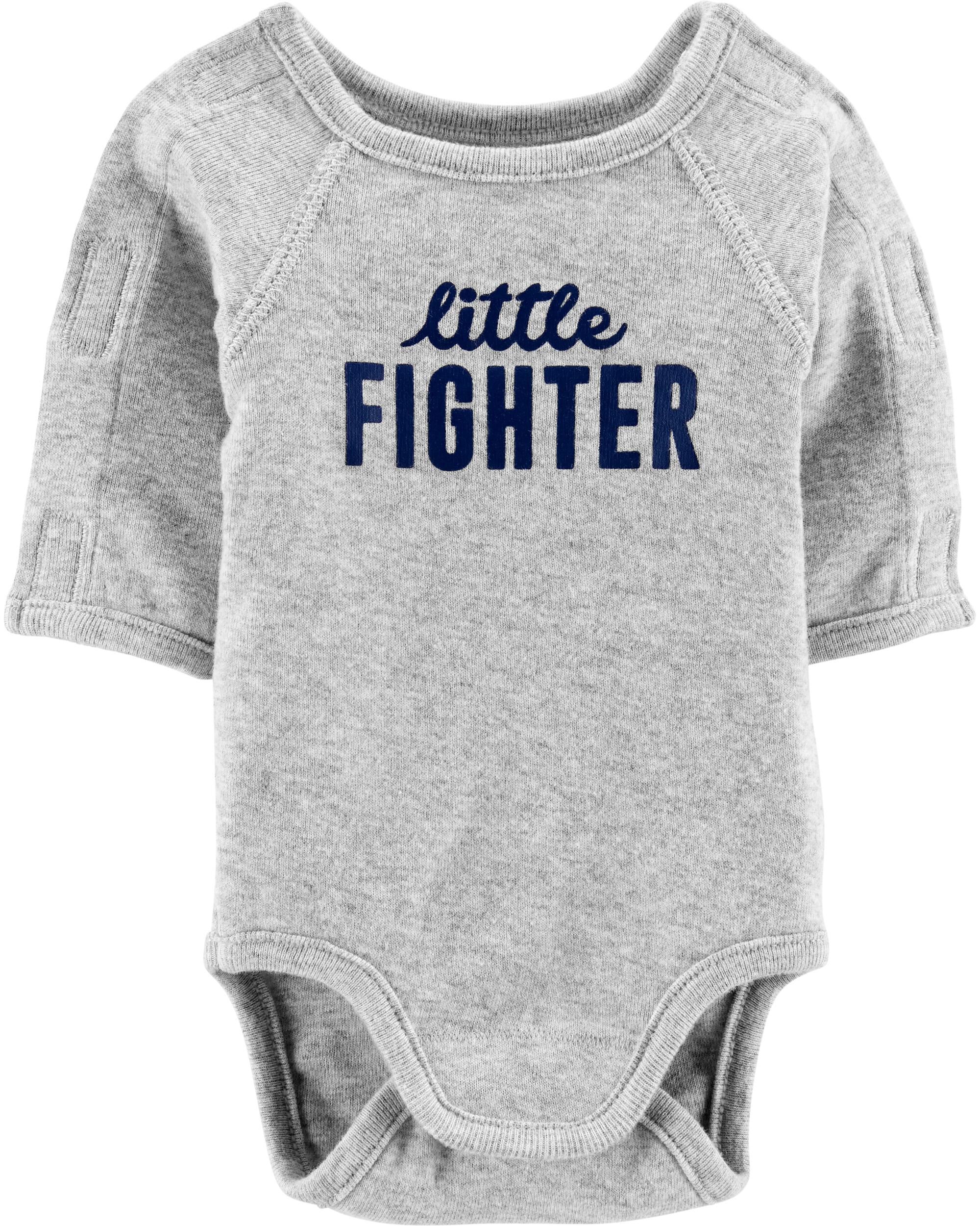 Carters Preemie Little Fighter Bodysuit