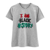 Carters Adult Womens Black History Jersey Tee