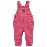 Carters Baby Knit-Like Denim Hickory Stripe Overalls