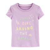 Carters Toddler Saving The World Graphic Tee