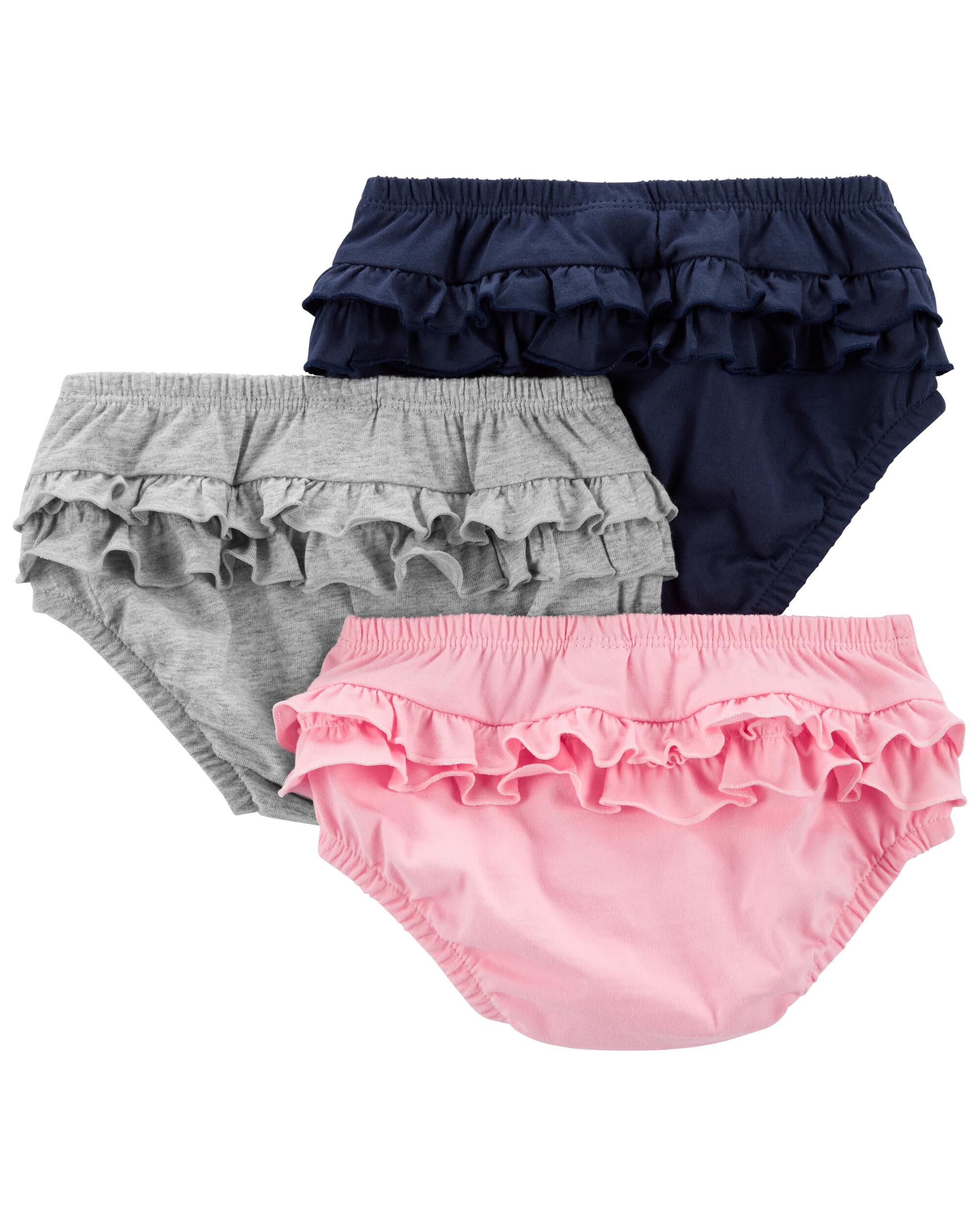 Carters Baby 3-Pack Ruffle Diaper Cover