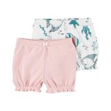 Carters Baby 2-Pack Pull-On Shorts
