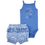 Carters Baby 2-Piece Tank Bodysuit & Short Set