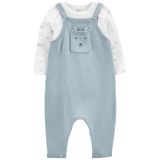 Carters 2-Piece Long-Sleeve Tee & Sweater Coverall Set