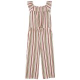 Carters Striped Crinkle Jersey Jumpsuit