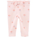 Carters Fleece Floral Pull-On Pants