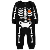Carters Halloween Skeleton Jumpsuit