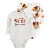 Carters Babys First Thanksgiving Bodysuits