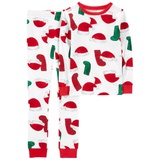 Carters 2-Piece Santa 100% Snug Fit Cotton PJs