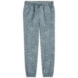 Carters Floral Pull-On Fleece Joggers