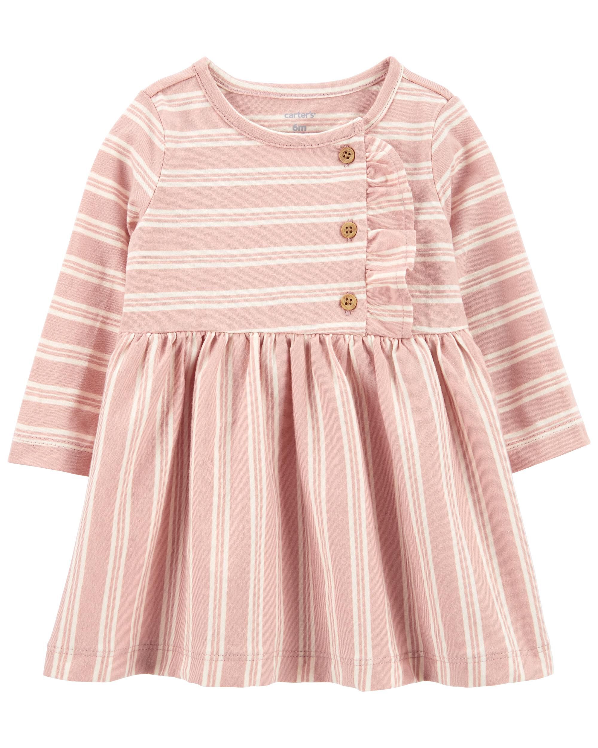 Carters Baby Striped Jersey Dress
