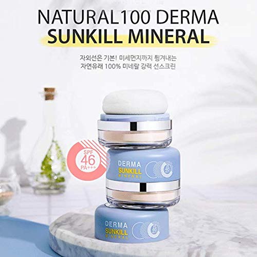  [Catrin] Natural 100 Derma Sunkill Mineral SPF46 PA+++ 12g