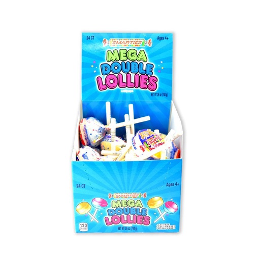  Ce De Smarties Mega Double Lollies (24 Ct) [Packaging May Vary]
