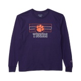 Champion College Kids Clemson Tigers Long Sleeve Jersey Tee (Big Kids)