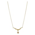 Chan Luu Crescent Necklace with Crystal
