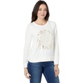 Chaser Zodiac Sustainable Bliss Knit Long Sleeve Raglan Pullover
