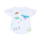 Chaser Kids Super Soft Vintage Jersey Flutter Sleeve Shirttail Tee (Toddleru002FLittle Kids)