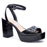 Chinese Laundry Theresa Platform Sandal_BLACK CROCODILE