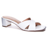 Chinese Laundry Luna Slide Sandal_BONE FAUX LEATHER