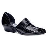 Chinese Laundry Matcha dOrsay Flat_BLACK PATENT CROCODILE