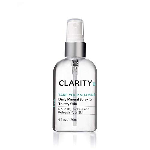  ClarityRx Take Your Vitamins, Daily Mineral Water Spray for All Skin Types (4 Fl Oz)