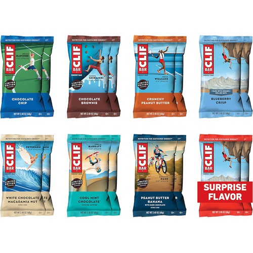  CLIF BARS - Energy Bars - Best Sellers Variety Pack- Made with Organic Oats - Plant Based - Vegetarian Food- Care Package - Kosher (2.4 Ounce Protein Bars, 16 Count) Packaging & As