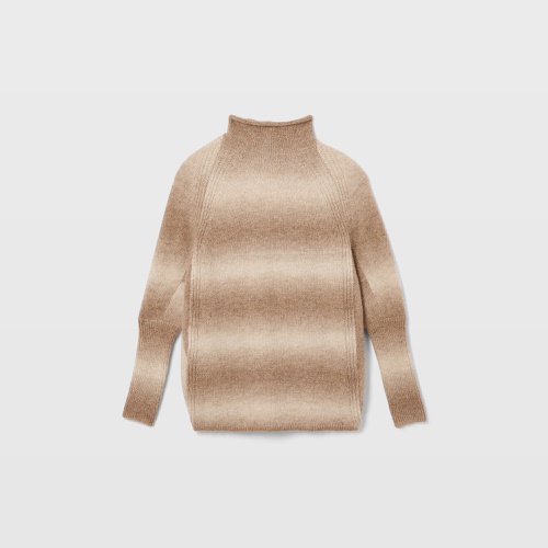 클럽모나코 Alpaca Ombre Mock Neck Sweater