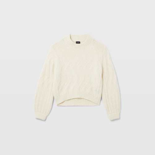 클럽모나코 Balloon Sleeve Alpaca Sweater