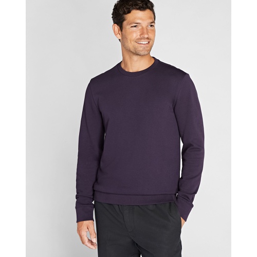 클럽모나코 Essential Cotton Blend Crewneck Sweatshirt