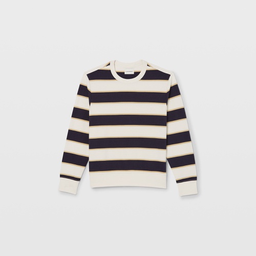 클럽모나코 Graphic Stripe Crewneck Sweatshirt