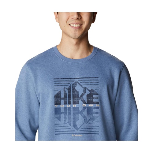 콜롬비아 Columbia Mens Hart Mountain Graphic Crew, Soft Pullover